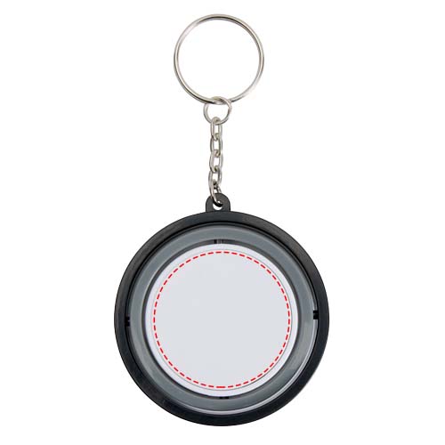 Spinx sleutelhanger van gerecycled plastic met gyroscoopspeeltje