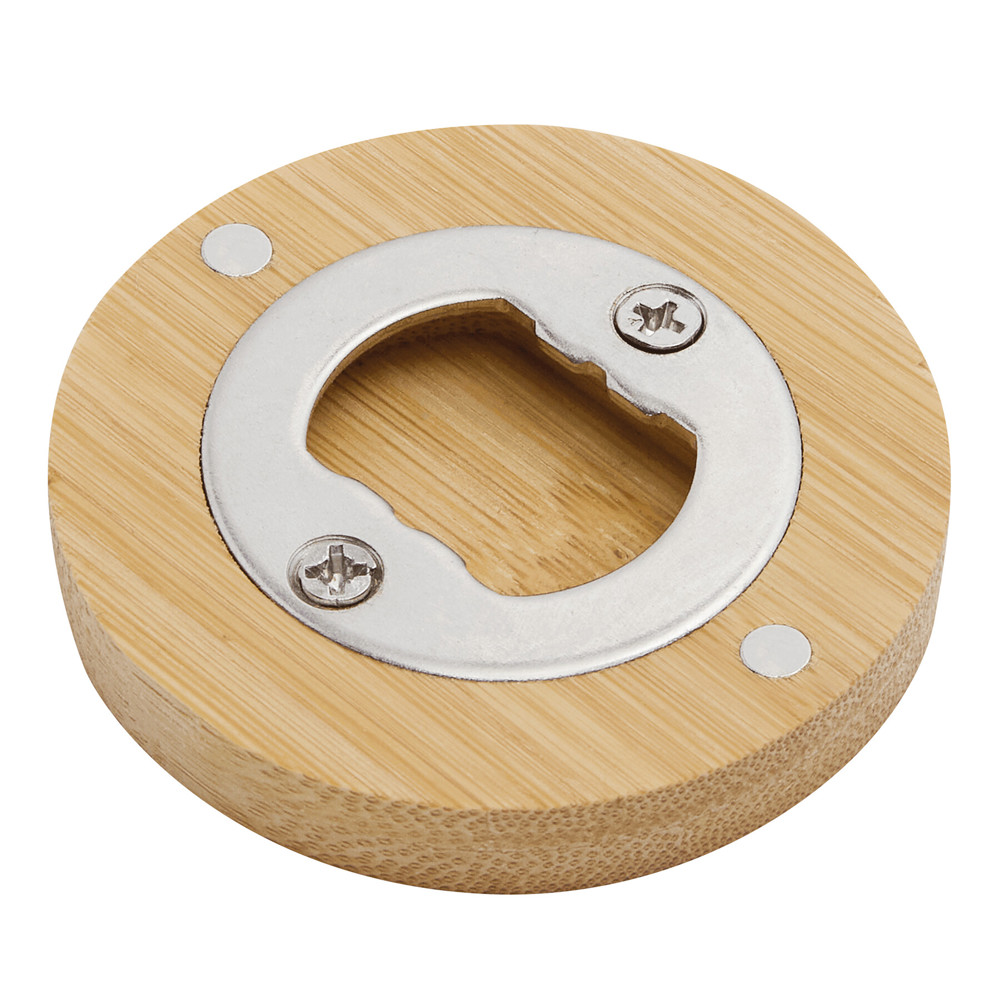 BAMBOO COIN - Flesopener - bedrukt of onbedrukt verkrijgbaar