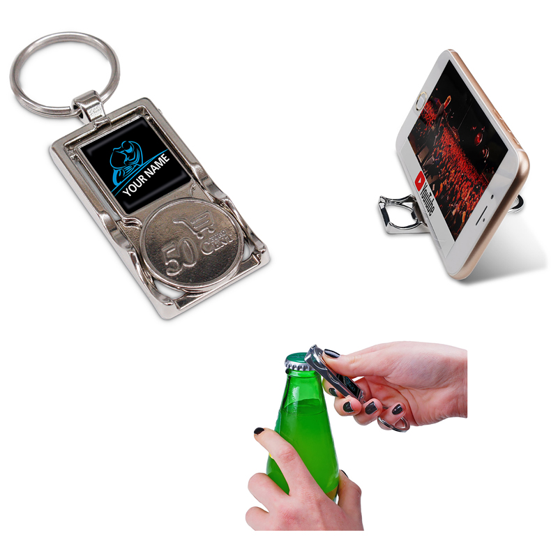 Sleutelhanger 4-in-1 - voor bedrijven en relatiegeschenken