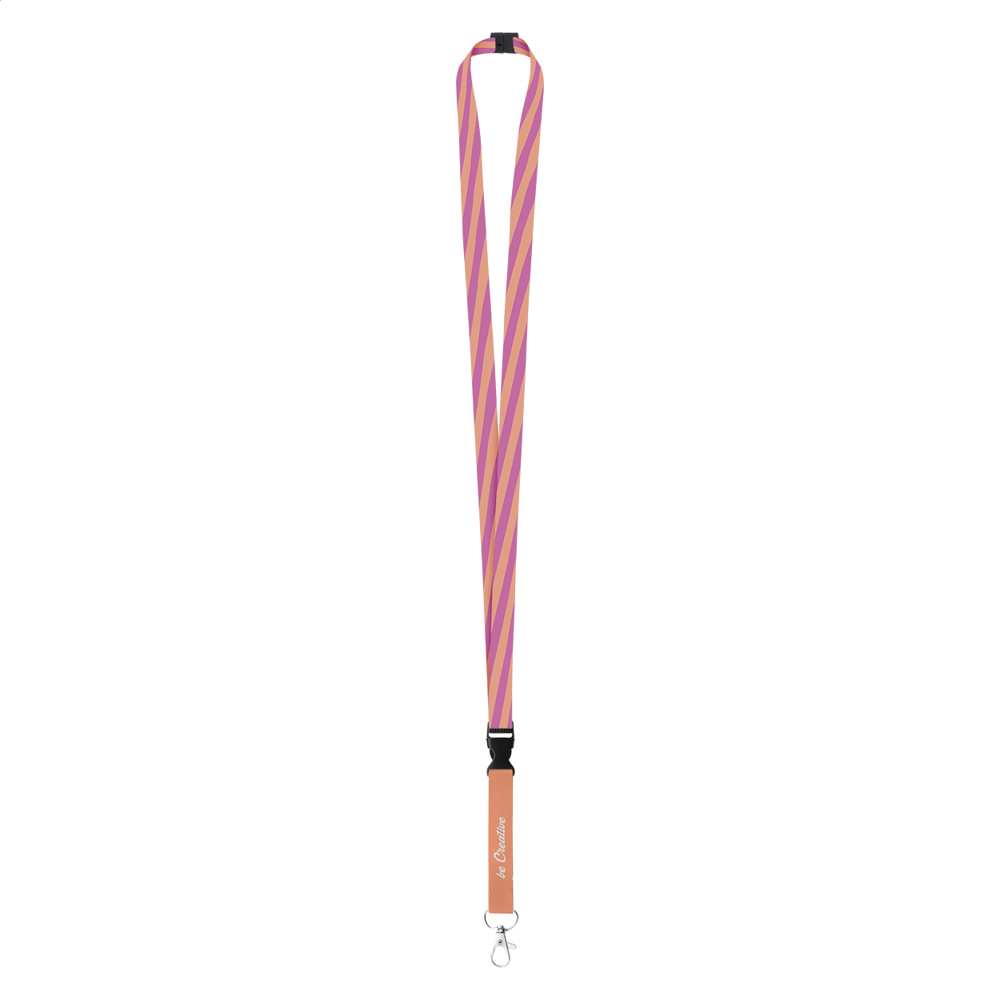 Subyard 15 C Safe - custom made sublimatie lanyard - voor bedrijven en relatiegeschenken