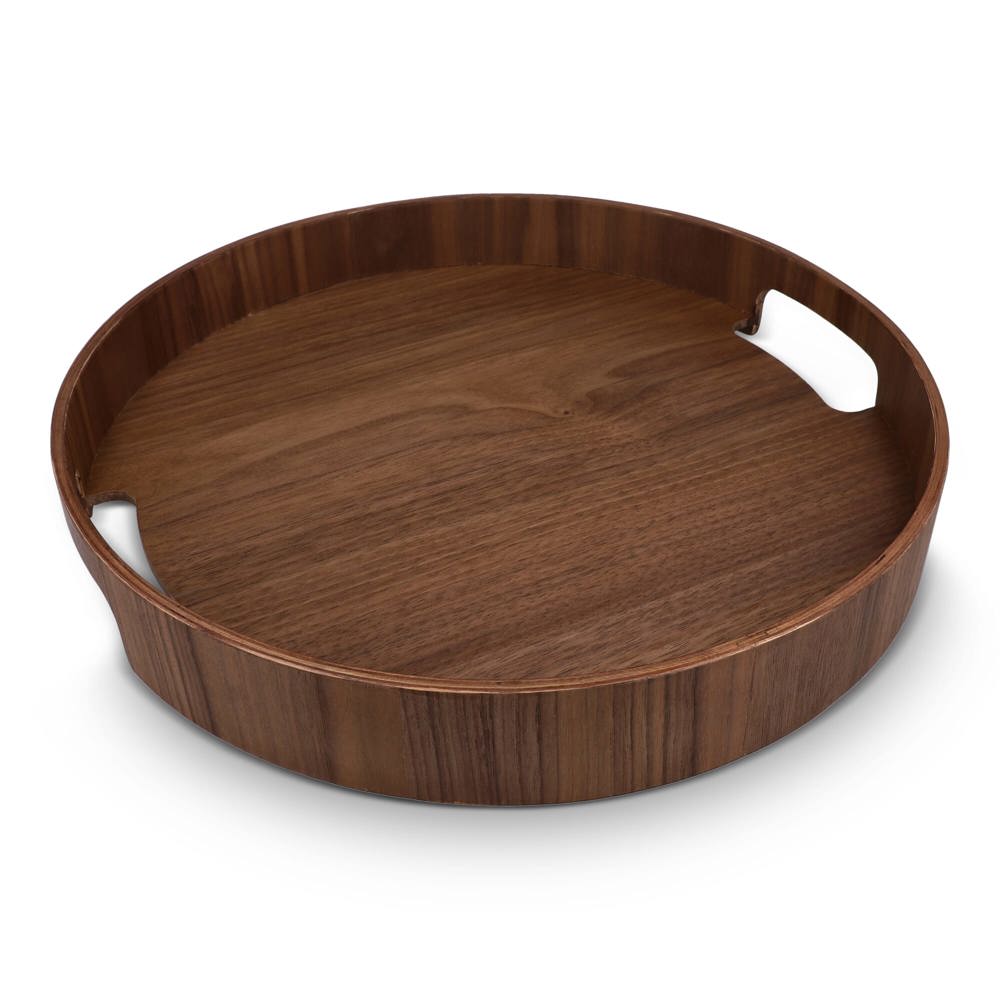 Sagaform Hanna Rond Dienblad 35cm - kopen of bedrukken - Bruin