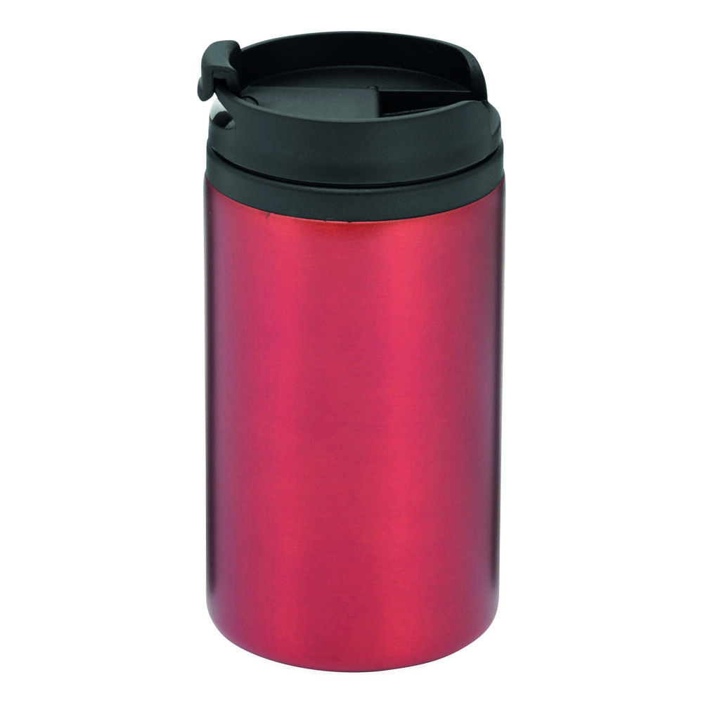TAKE FAST - Dubbelwandige isoleerbeker - voor bedrijven en relatiegeschenken - rood