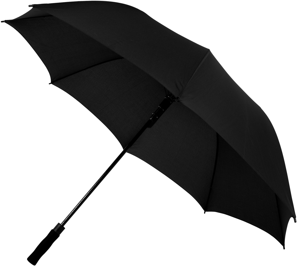 FALCONE - Golfparaplu - Automaat - Windproof - 130 cm - kopen of bedrukken - Zwart