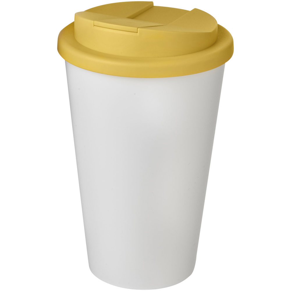Americano® 350 ml geïsoleerde beker - kopen of bedrukken - Wit, Geel