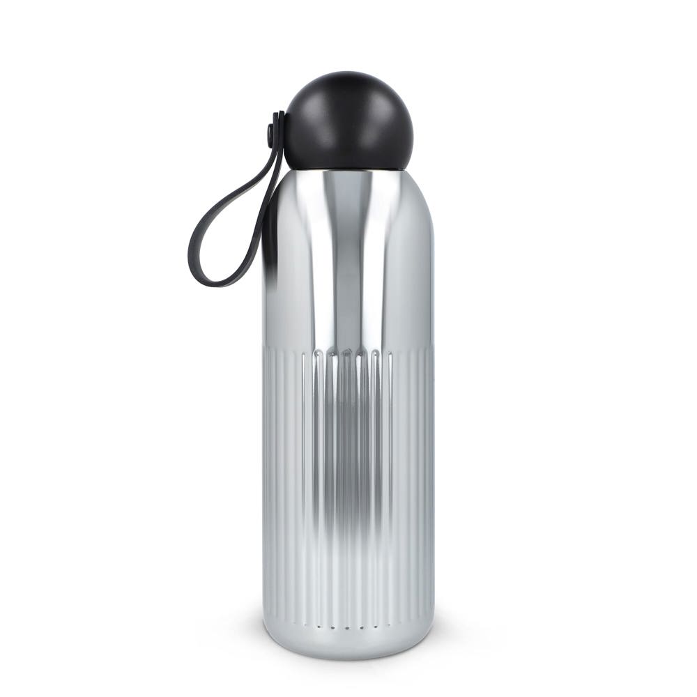 Sagaform Tekla stalen fles chroom (gerecycled) 500 ml
