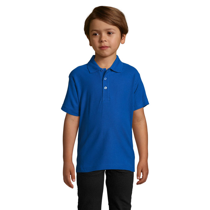 SUMMER II KIDS - SUMMER II KIDS Polo 170g - voor bedrijven en relatiegeschenken - Koningsblauw
