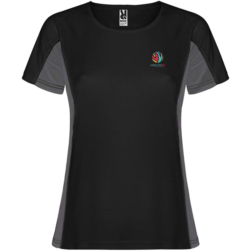 Shanghai 140 g/m² sportshirt met korte mouwen voor dames
