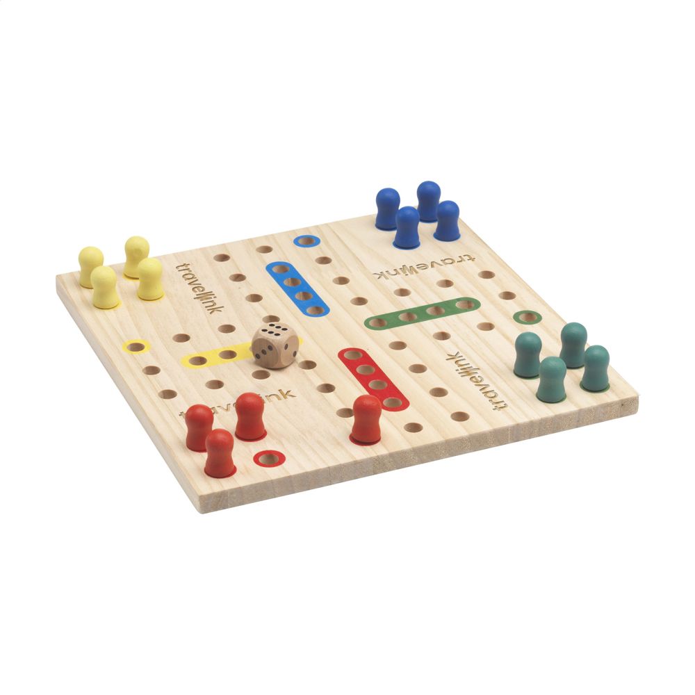 Ludo Wooden Game spel - voor bedrijven en relatiegeschenken