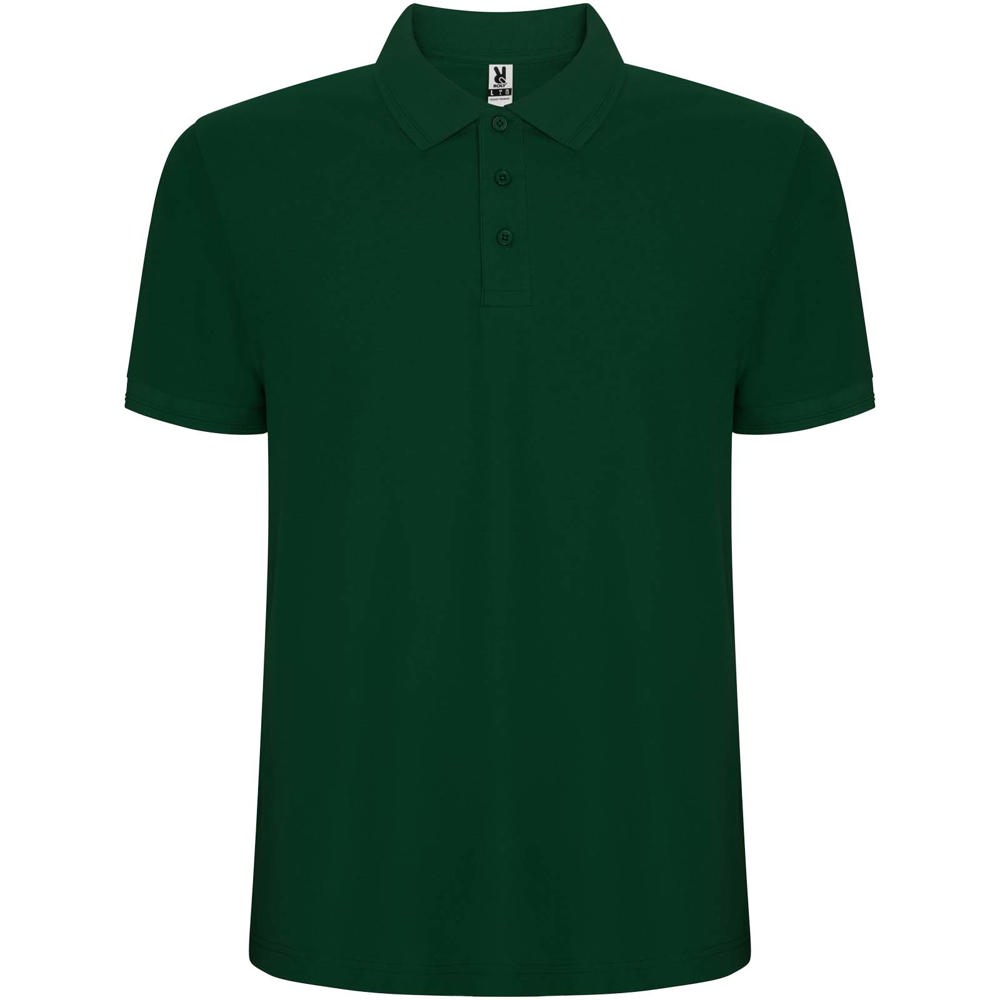 Pagaso Premium herenpolo met korte mouwen - kopen of bedrukken - Flessengroen