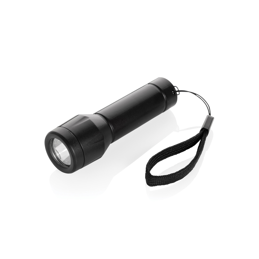 Flara RSC rplastic USB-oplaadbare zaklamp - bedrukt of onbedrukt verkrijgbaar