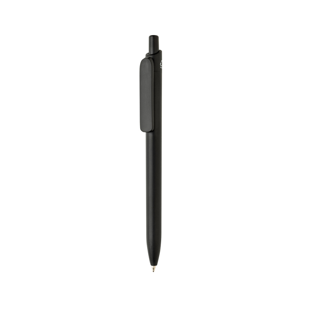 Bolt GRS certified R-ABS balpen - bedrukt of onbedrukt verkrijgbaar - zwart (± PMS black)
