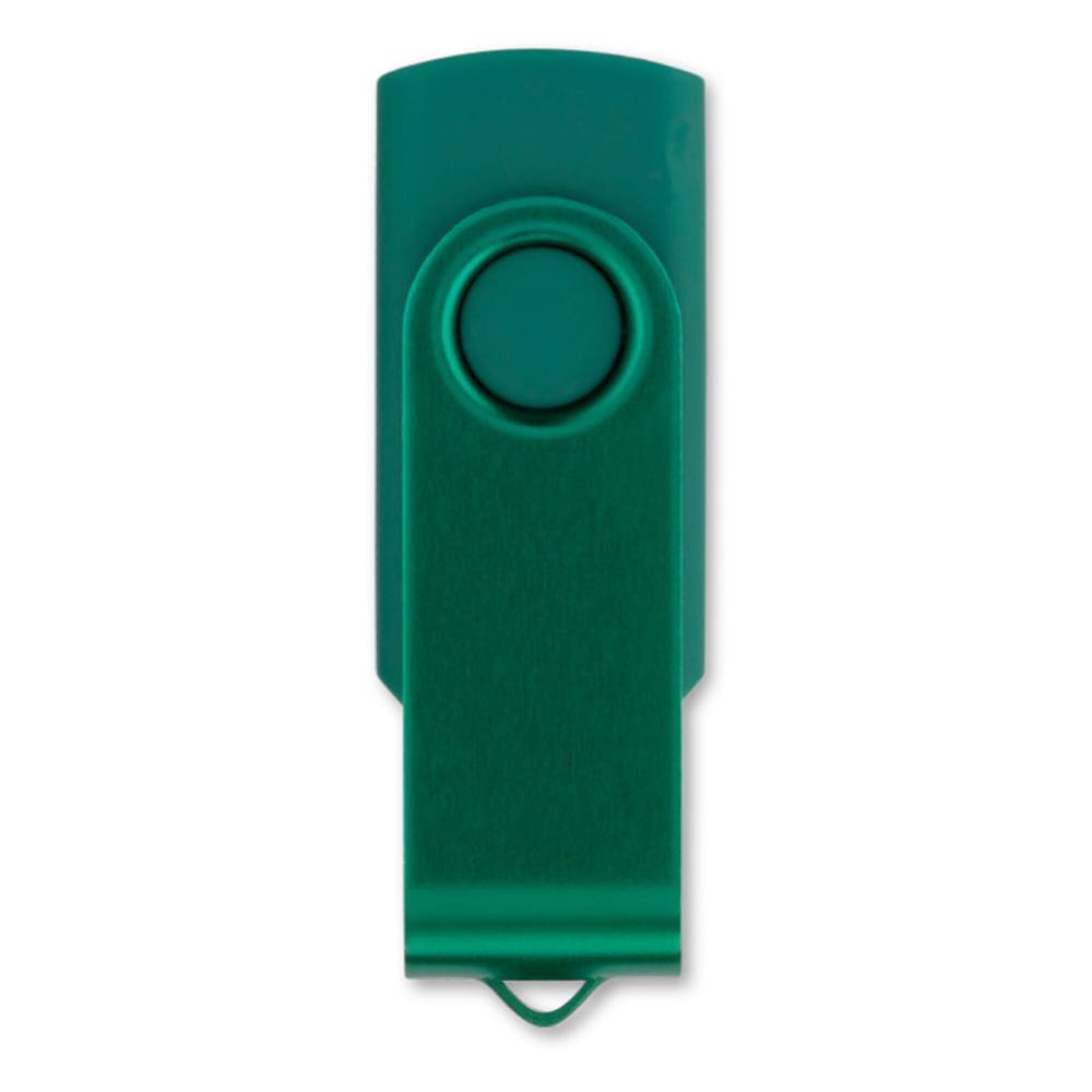 USB stick 2.0 Twister 8GB - voor bedrijven en relatiegeschenken - Donker Groen