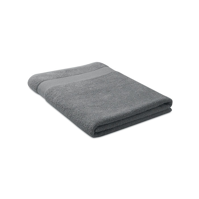 MERRY - Handdoek organisch 180x100 - kopen of bedrukken - Grijs