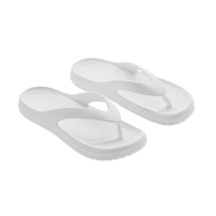 EVASLIP - Volledig EVA-slippers 40/41 - met logo of onbedrukt bestellen - Wit