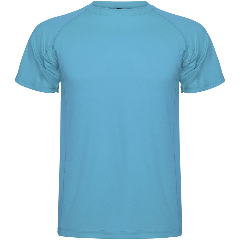 Montecarlo sportshirt met korte mouwen voor kinderen - voor bedrijven en relatiegeschenken - Turkoois