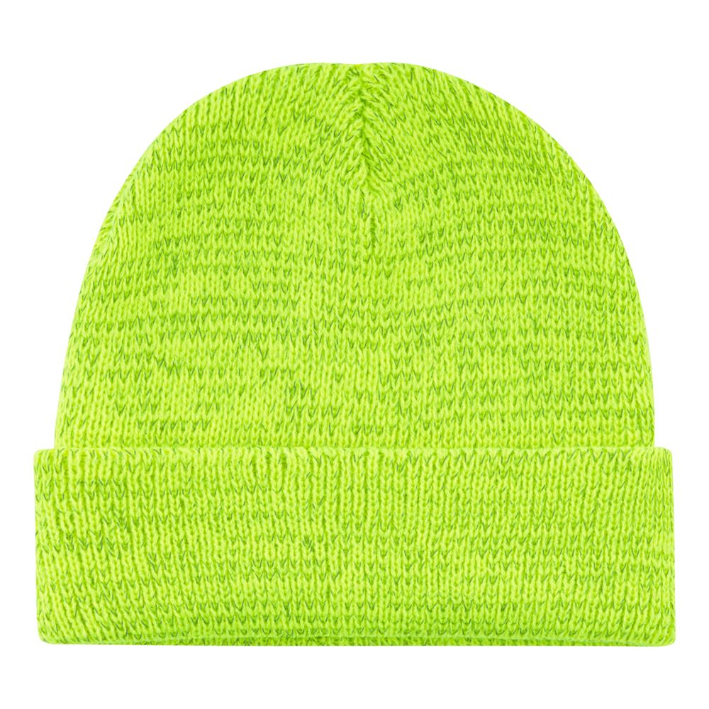 Reflecterende muts - bedrukt of onbedrukt verkrijgbaar - Neon geel (PMS 2290c) / Neon geel