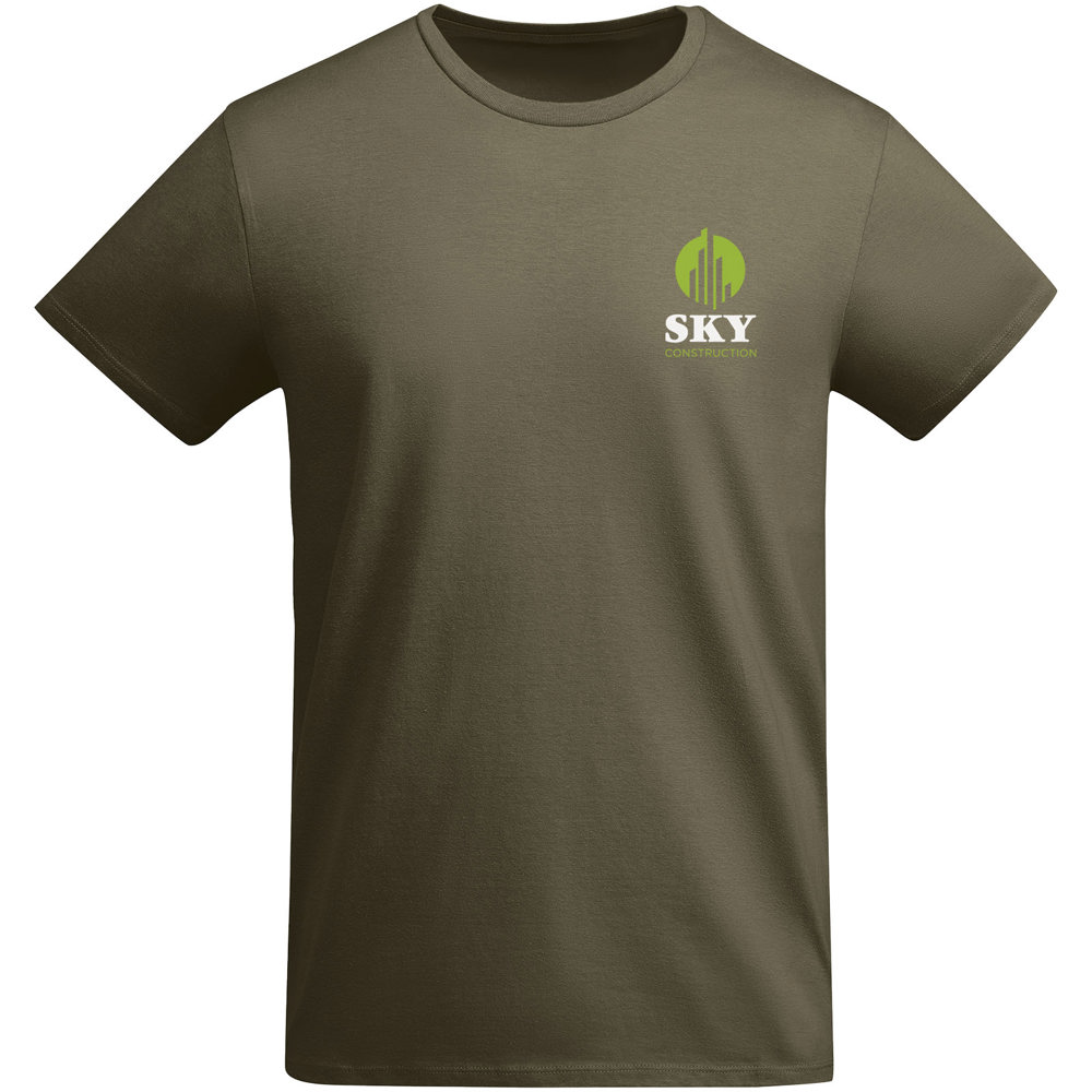 Breda 175 g/m² biologisch katoenen herenshirt met korte mouwen