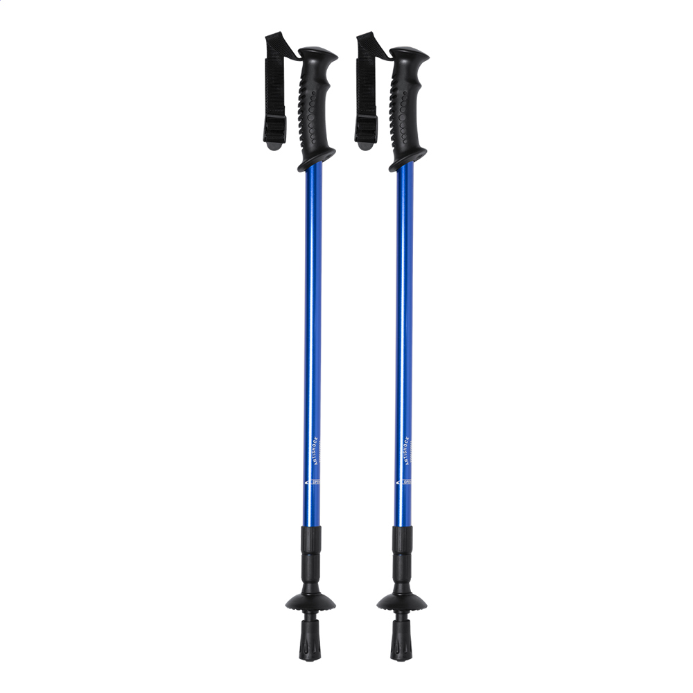Pulpit - nordic walking sticks - voor bedrijven en relatiegeschenken - blauw/zwart