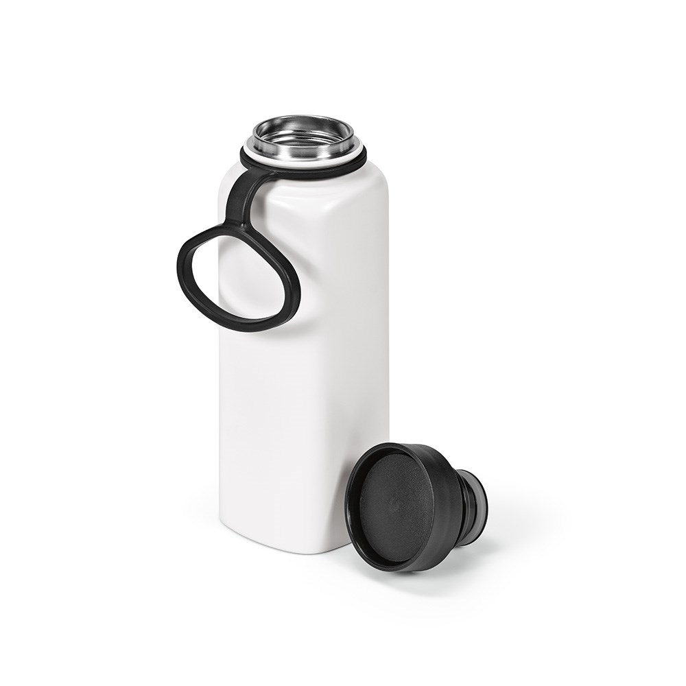 Ural fles gerecycled roestvrij staal 820 ml - Zwart