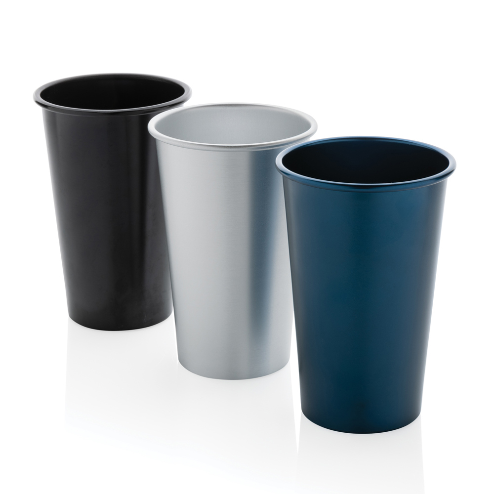 Alo RCS recycled aluminium lichtgewicht beker 450 ml. - bedrukt of onbedrukt verkrijgbaar