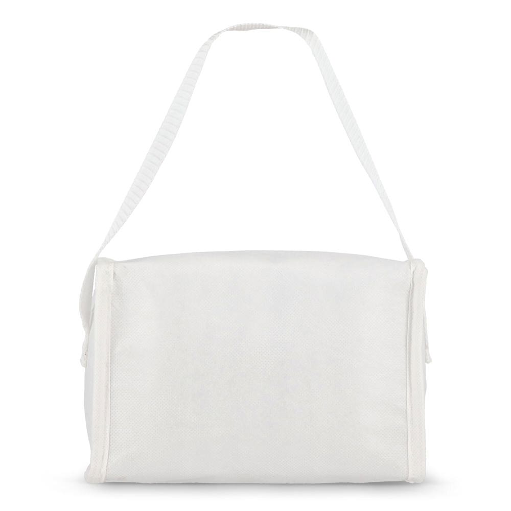 R-PET koeltas voor 6 blikjes, non-woven, 20 x 13 x 12,5 cm, 75 g/m²