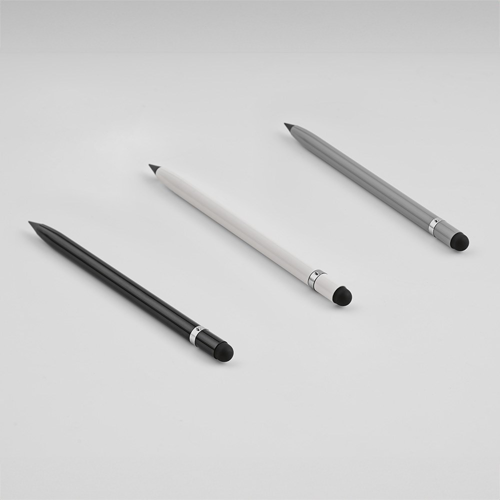 Voltaire Inktloze Pen Gerecycled Aluminium - met logo of onbedrukt bestellen