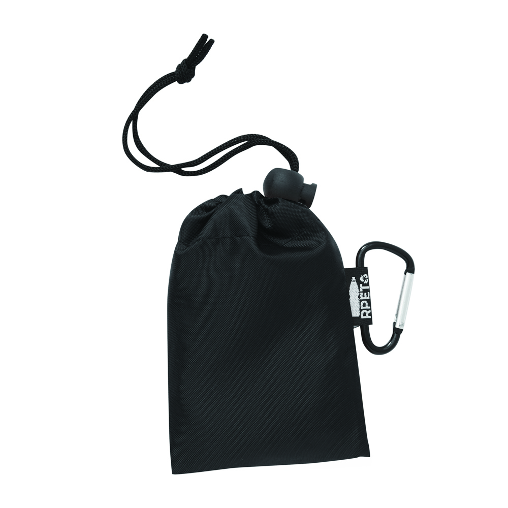 ECO SAFE - Regenponcho - kopen of bedrukken - Zwart