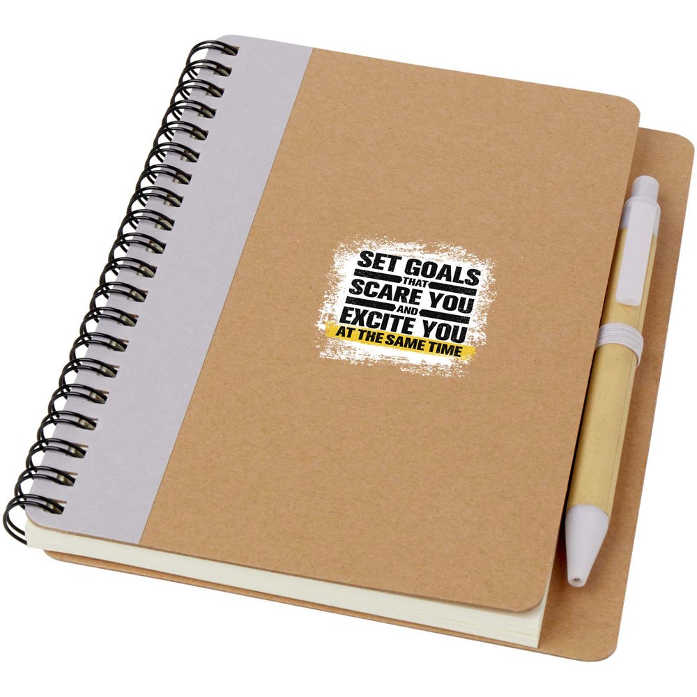 Priestly gerecycled notitieboek met pen