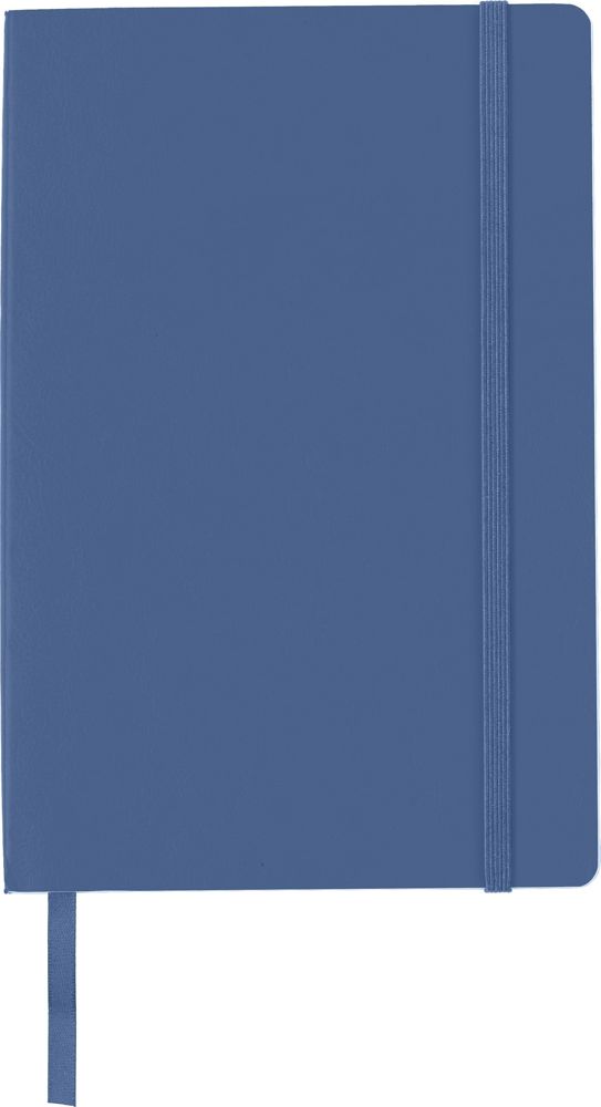 PU notitieboek Mireia - bedrukt of onbedrukt verkrijgbaar - blauw