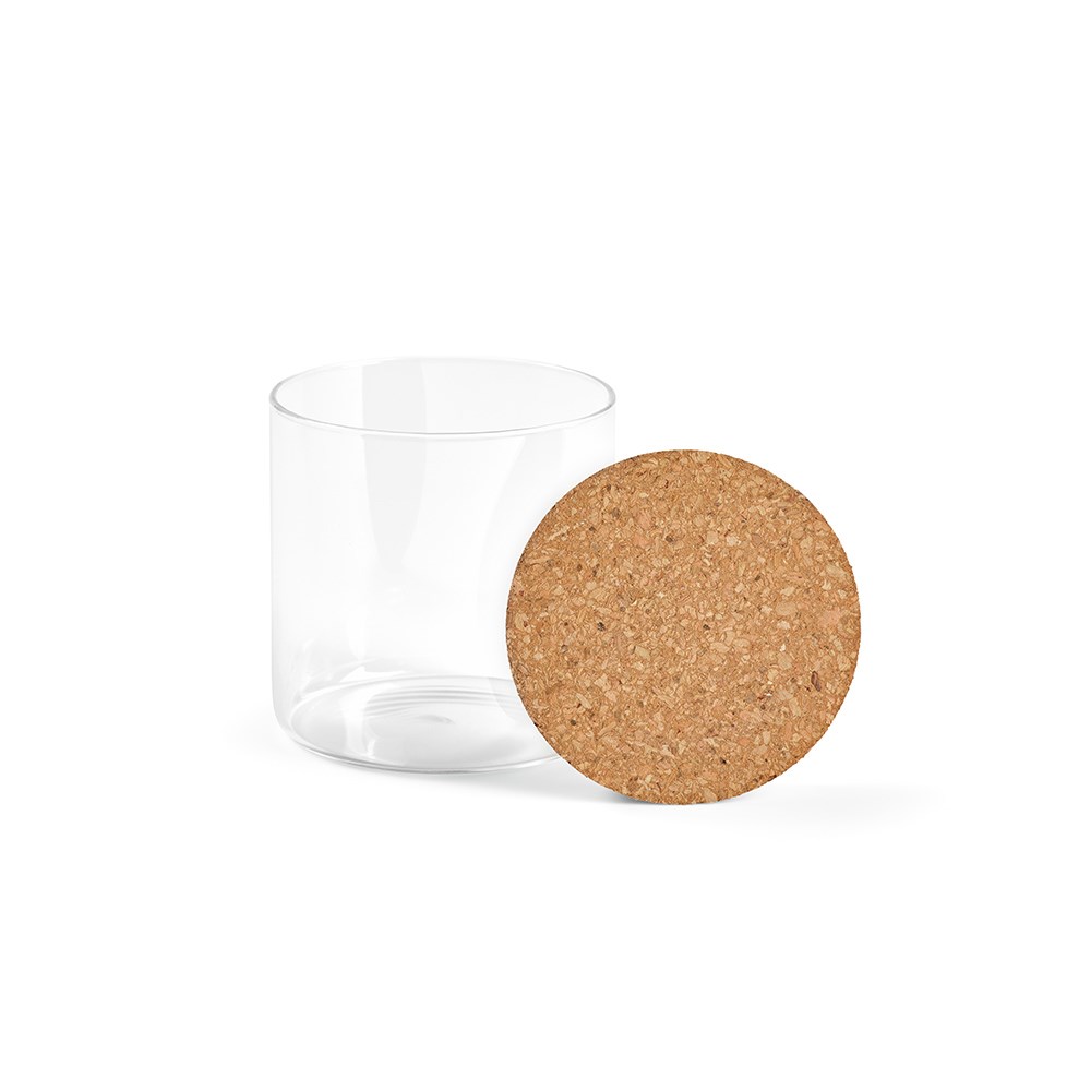 Magritte 500 Borosilicaatglas canister 580 ml - Transparant