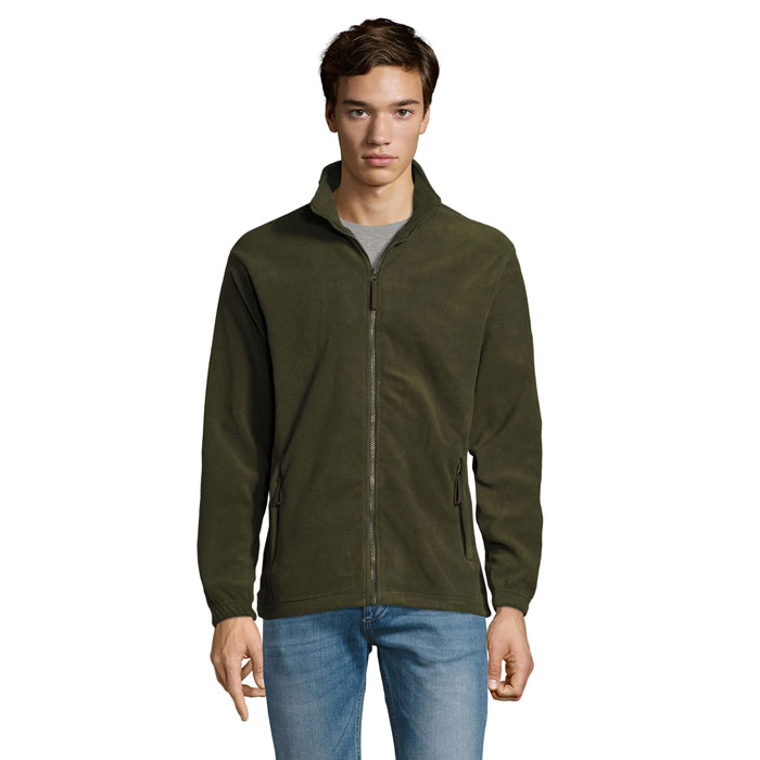 NORTH - NORTH Fleece jack met rits - kopen of bedrukken - Army