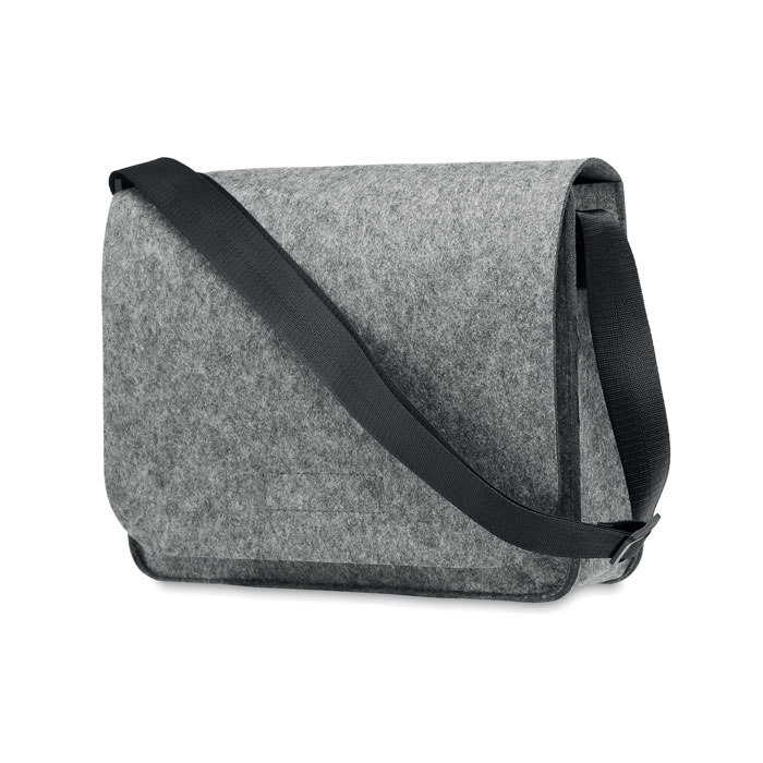 BAGLO - Vilten laptoptas van RPET - kopen of bedrukken - Grijs
