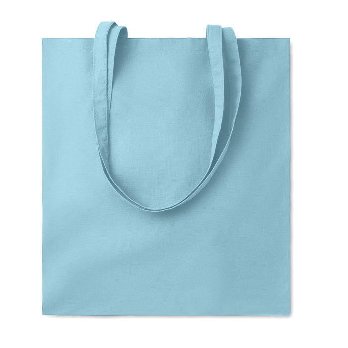 COTTONEL COLOUR++ - Boodschappentas 180 g/m² - bedrukt of onbedrukt verkrijgbaar - Babyblauw