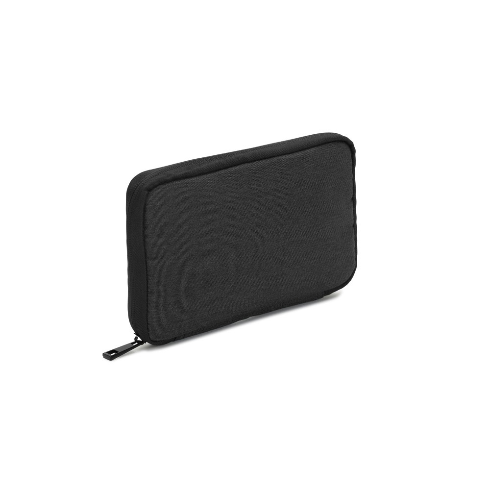 Newcastle BAG. Hoge dichtheid 600D gerecycled polyester organisatietas met ruim hoofdvak voor technische - donkergrijs