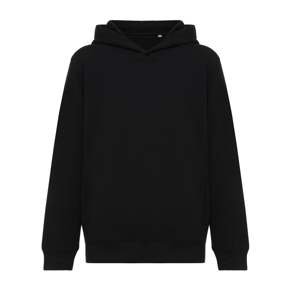 IQONIQ Yengo kids recycled katoen hoodie met steekzakken - bedrukt of onbedrukt verkrijgbaar