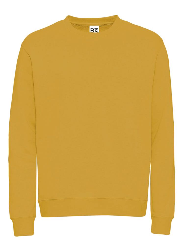 BS Ginger sweater, 280 gr/m² - met logo of onbedrukt bestellen - Mosterdgeel (PMS 1245C)