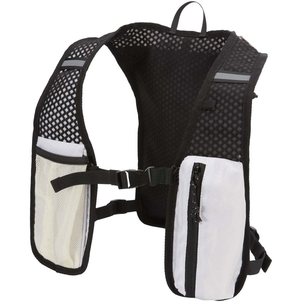 Nomad GRS gerecycled hardloopvest met hydratatiepack 5 l - voor bedrijven en relatiegeschenken - Zandsteen