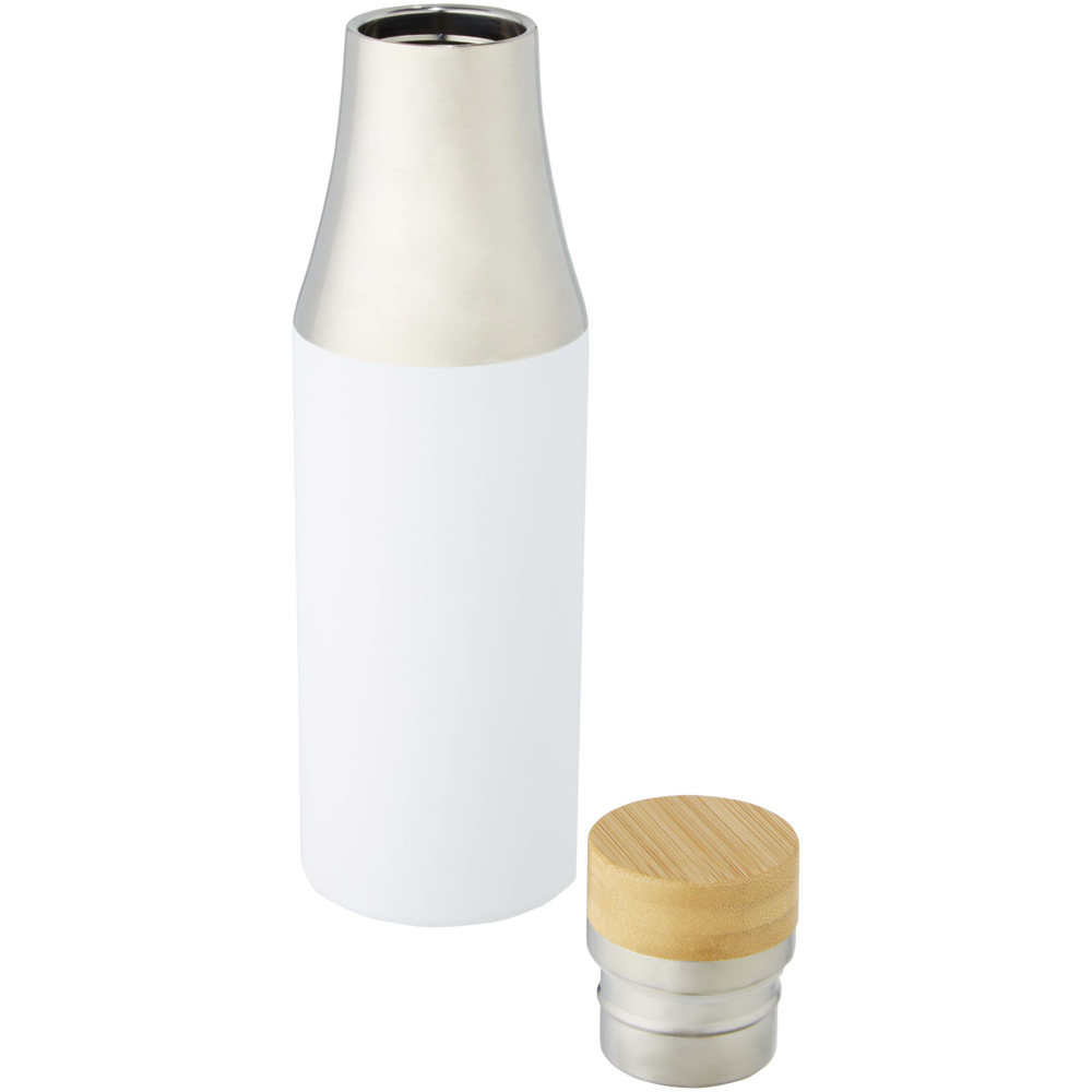 Hulan koperen vacuüm geïsoleerde roestvrijstalen fles van 540 ml met bamboe deksel