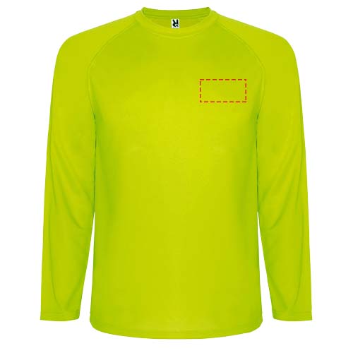 Montecarlo 150 g/m² kinder sport t-shirt lange mouw