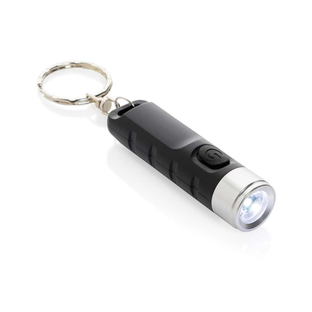 Globix RCS gerecycled plastic USB oplaadbare zaklamp - kopen of bedrukken