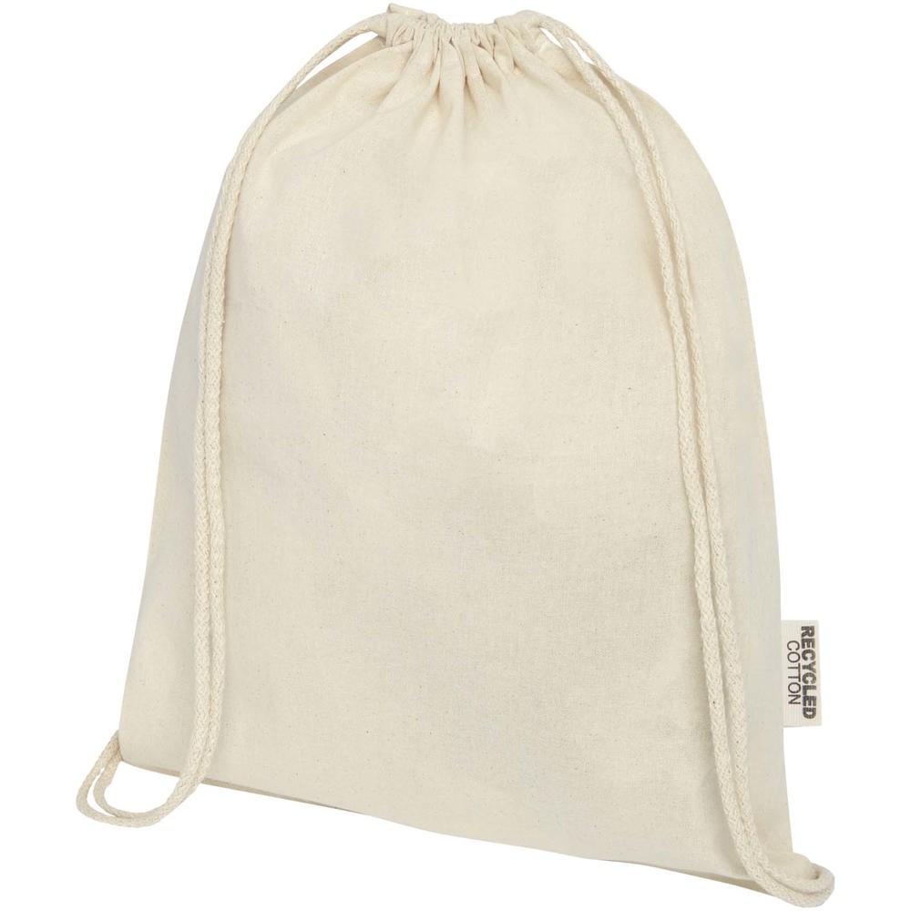 Oregon tas met trekkoord van 140 g/m² GRS gerecycled katoen - kopen of bedrukken