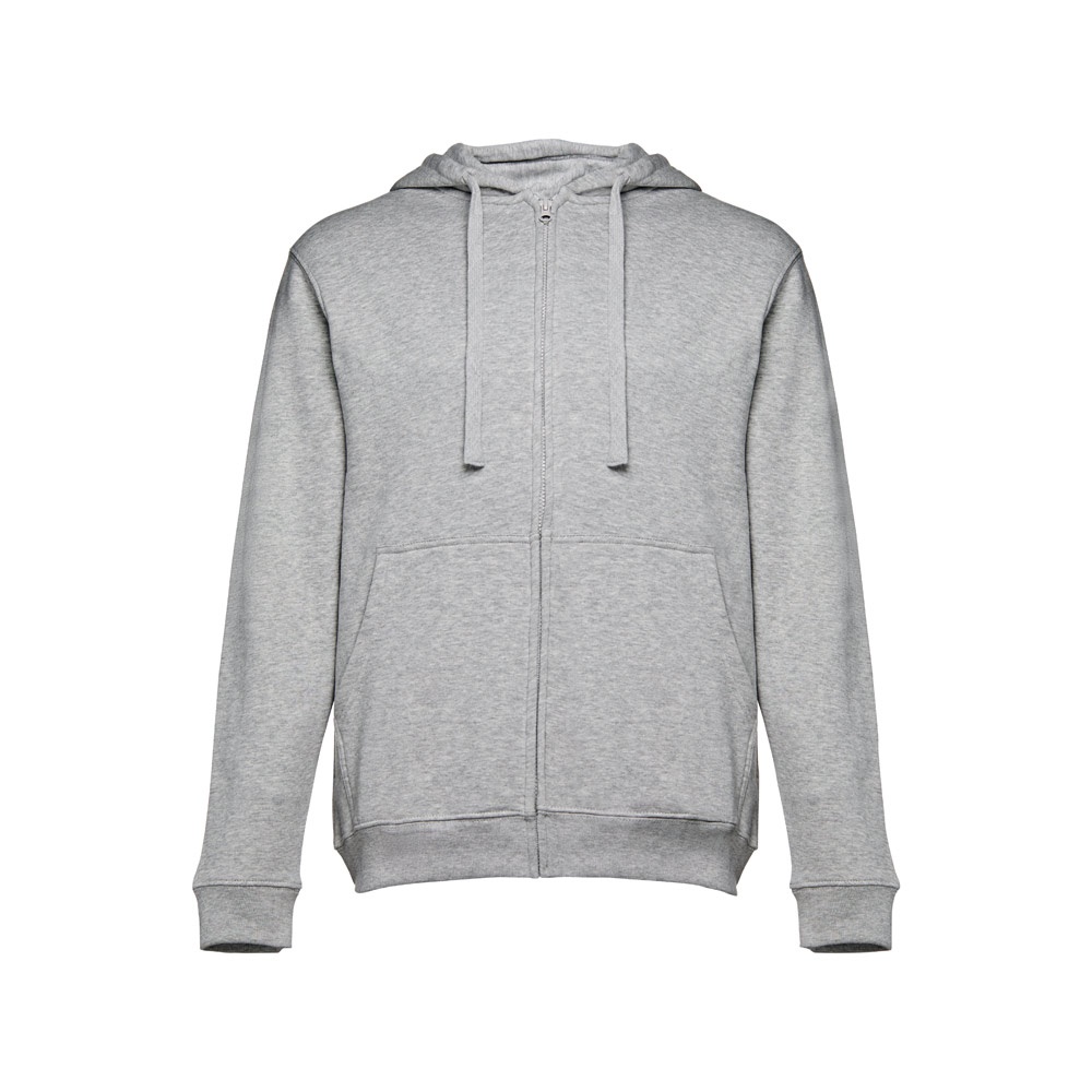 THC AMSTERDAM. Sweater voor heren in katoen en polyester - kopen of bedrukken - Heide licht grijs