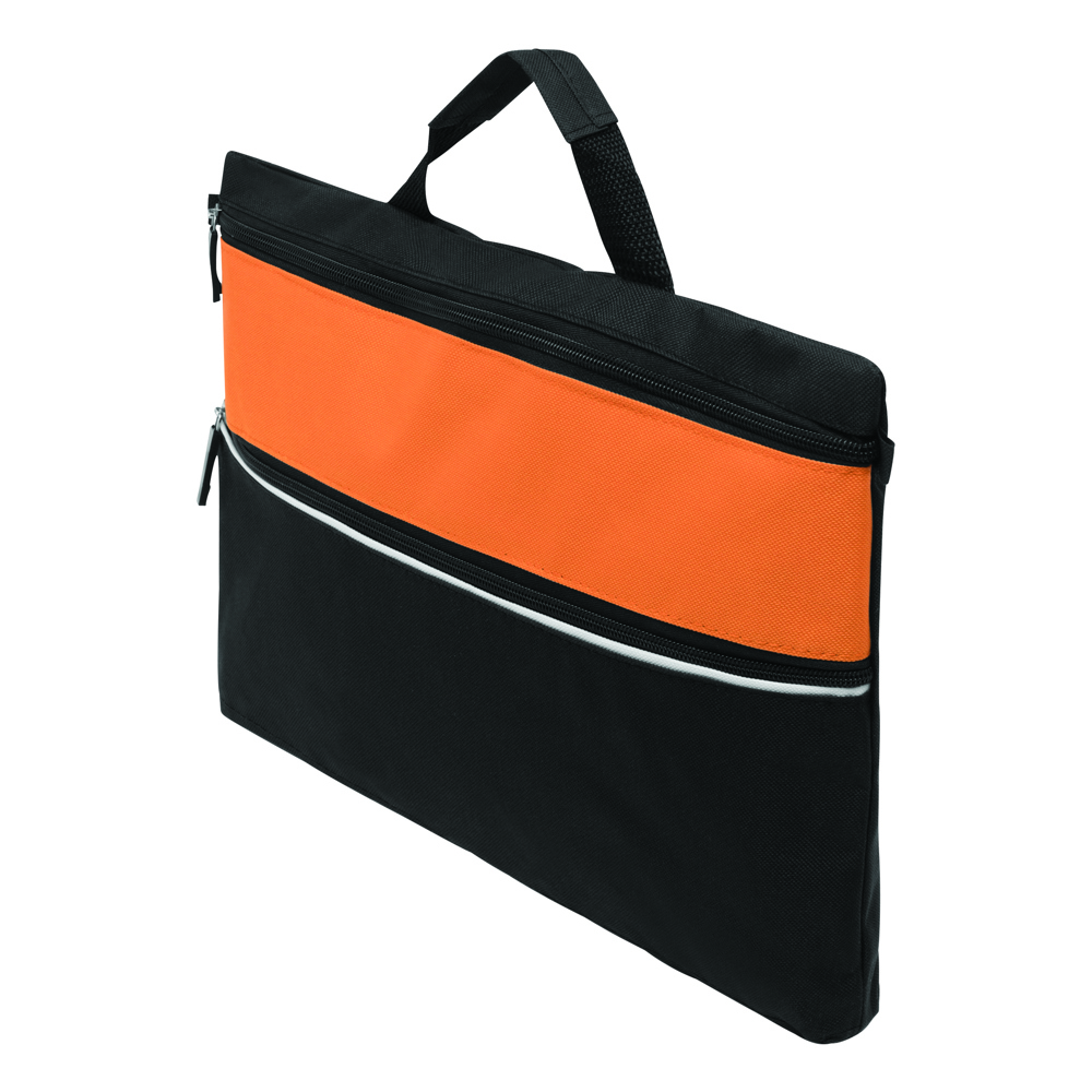 FILE - Documententas - voor bedrijven en relatiegeschenken - Oranje, Zwart