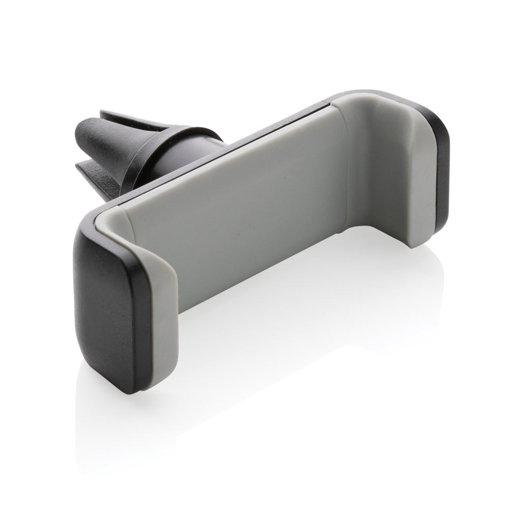 Acar RCS gerecycled plastic 360 auto telefoonhouder - kopen of bedrukken - zwart (± PMS Black)