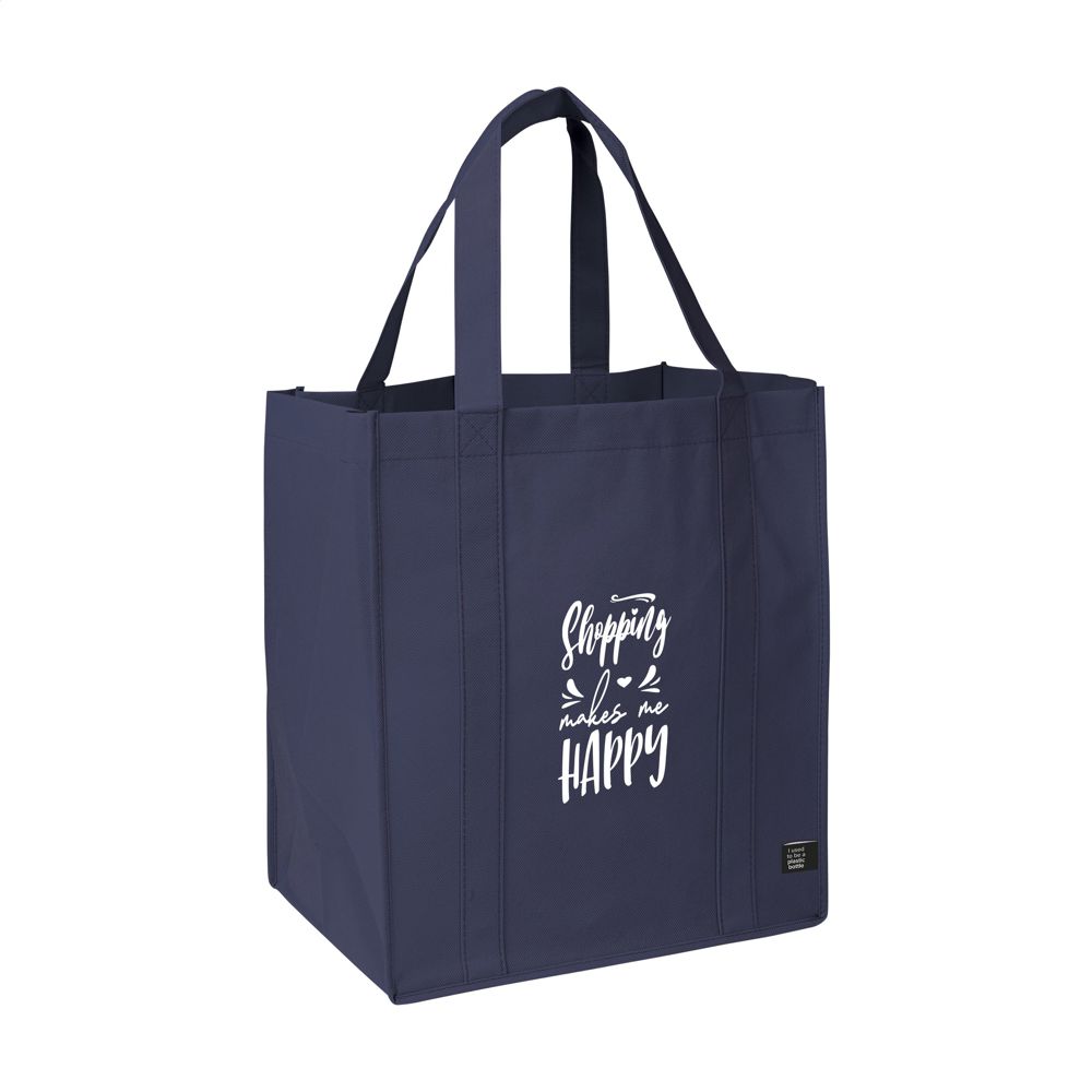Shop XL GRS RPET (80 g/m²) winkeltas - met logo of onbedrukt bestellen - navy