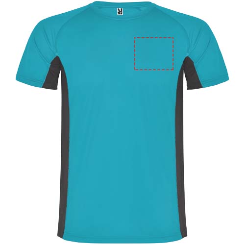 Shanghai 140 g/m² sportshirt met korte mouwen voor heren