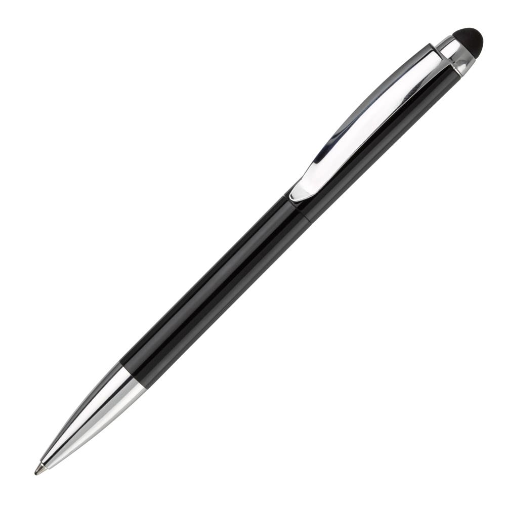 Balpen Modena stylus metaal - voor bedrijven en relatiegeschenken - Zwart