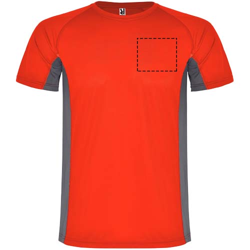 Shanghai 140 g/m² sportshirt met korte mouwen voor heren