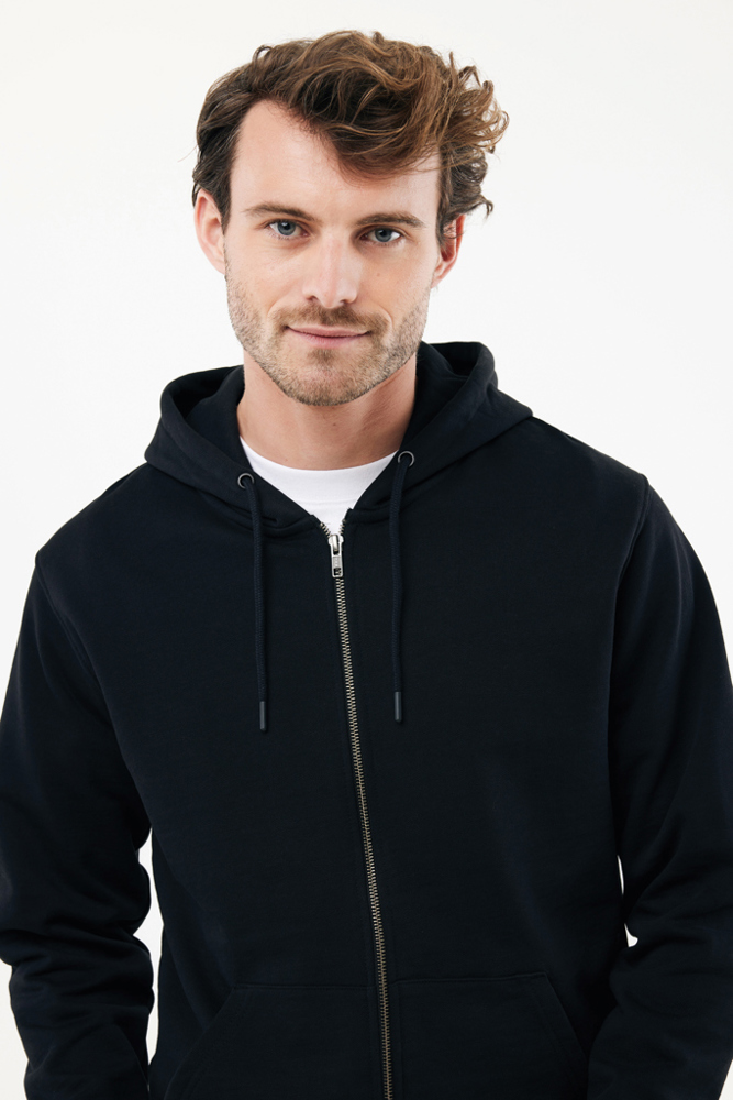 IQONIQ Abisko gerecycled katoen hoodie met rits