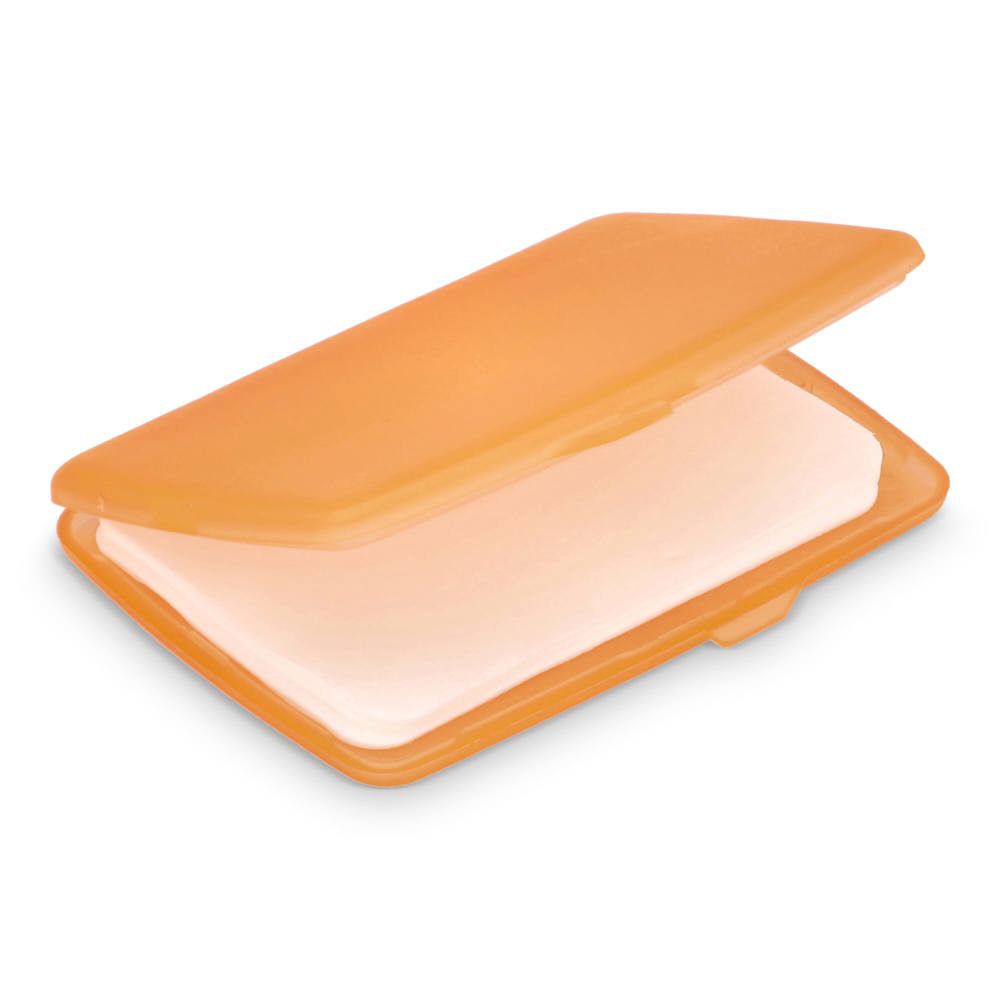 Washé zeepblaadjes - Ecru / Oranje